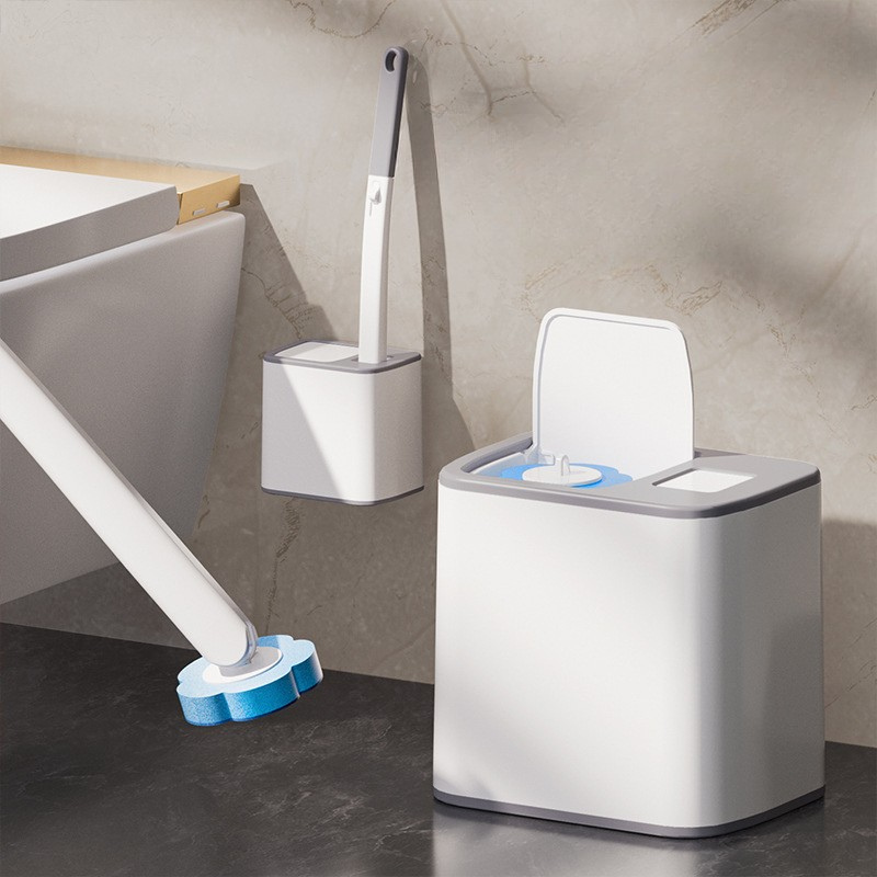 Czystotka™ – Nowoczesna Szczotka do Toalety z Jednorazowymi Wymiennymi Główkami