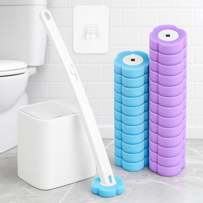 Czystotka™ – Nowoczesna Szczotka do Toalety z Jednorazowymi Wymiennymi Główkami