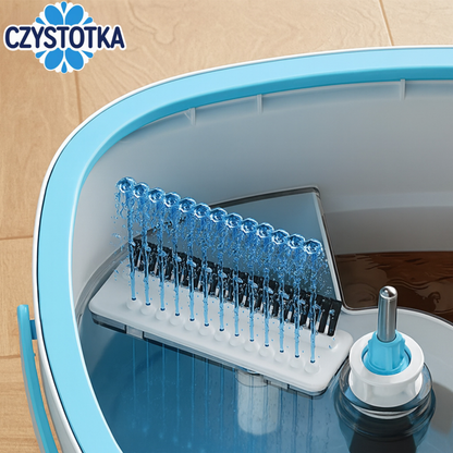 Czystotka AquaPure™ – Samoczyszczący Mop Obrotowy z Separacją Czystej i Brudnej Wody